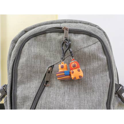 Geddes - Vente Porte-clés – enfant - Porte-clés Capybara avec mousqueton - 24 pièces7