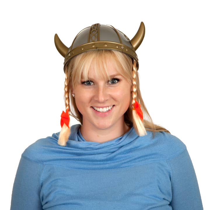 European Heritage Gifts - Wholesale Costume - Women's - Plastic Female Hat: Viking Oktoberfest