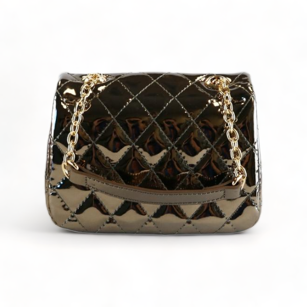 Doe a Dear – wholesale Crossbody-väska – Barn – B1220-1 Crossbody metallisk quiltad handväska (4 färger)8