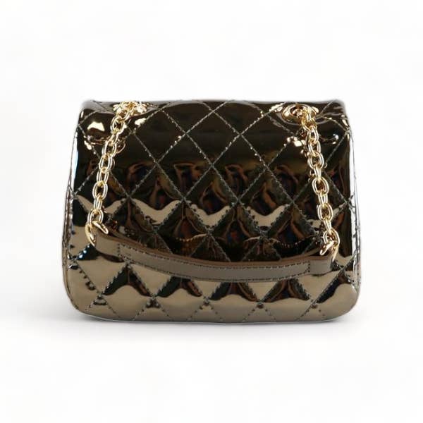 Doe a Dear - Wholesale Crossbody Bag - Kids - B1220-1 Crossbody Metallic Quilted Purse (4 Colors)8