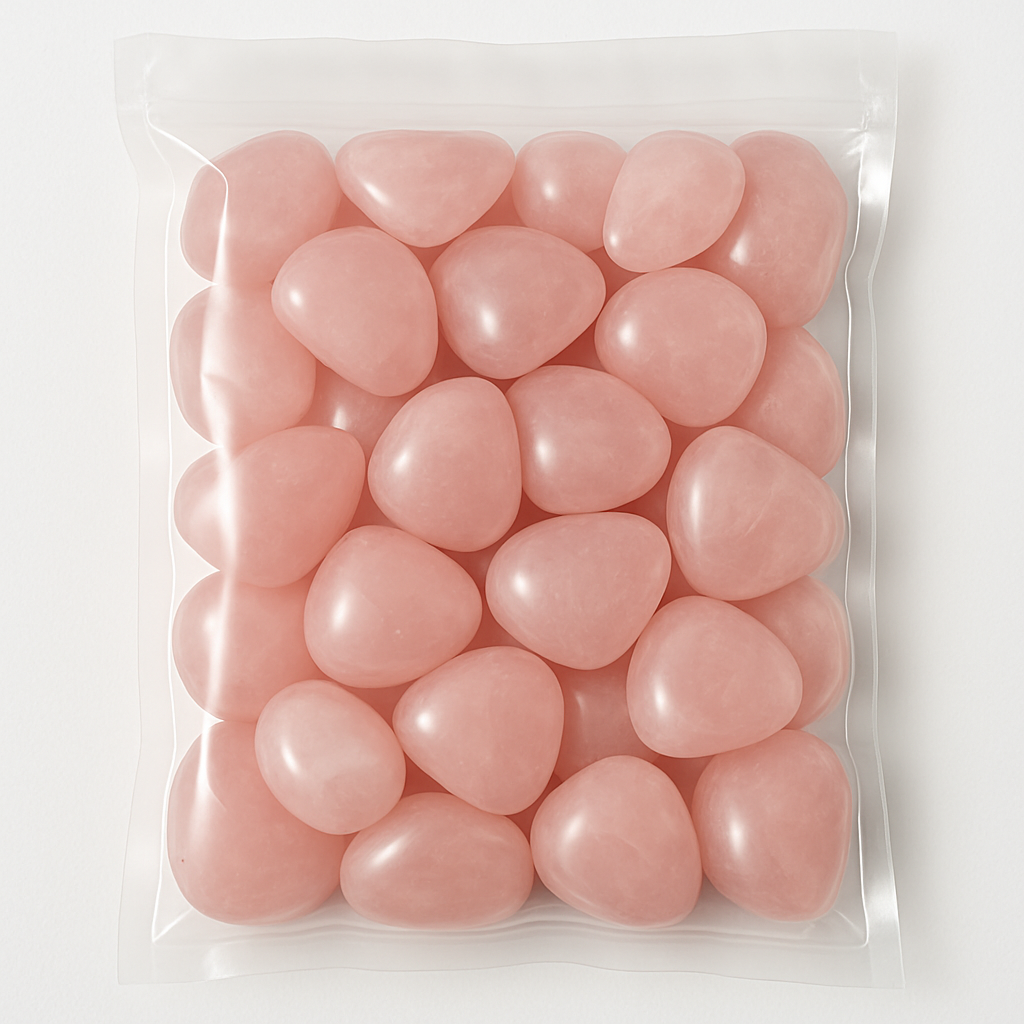Kreateur Miami - Vente Pierre et cristal de spiritualité - Galets de quartz rose en vrac – Pack de 5KG (250+ pcs)1
