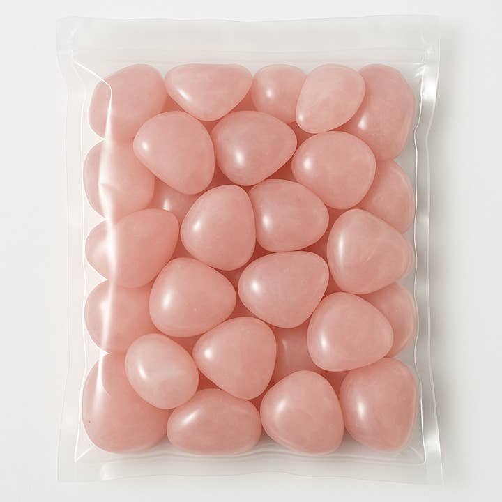 Kreateur Miami - Vente Pierre et cristal de spiritualité - Galets de quartz rose en vrac – Pack de 5KG (250+ pcs)1
