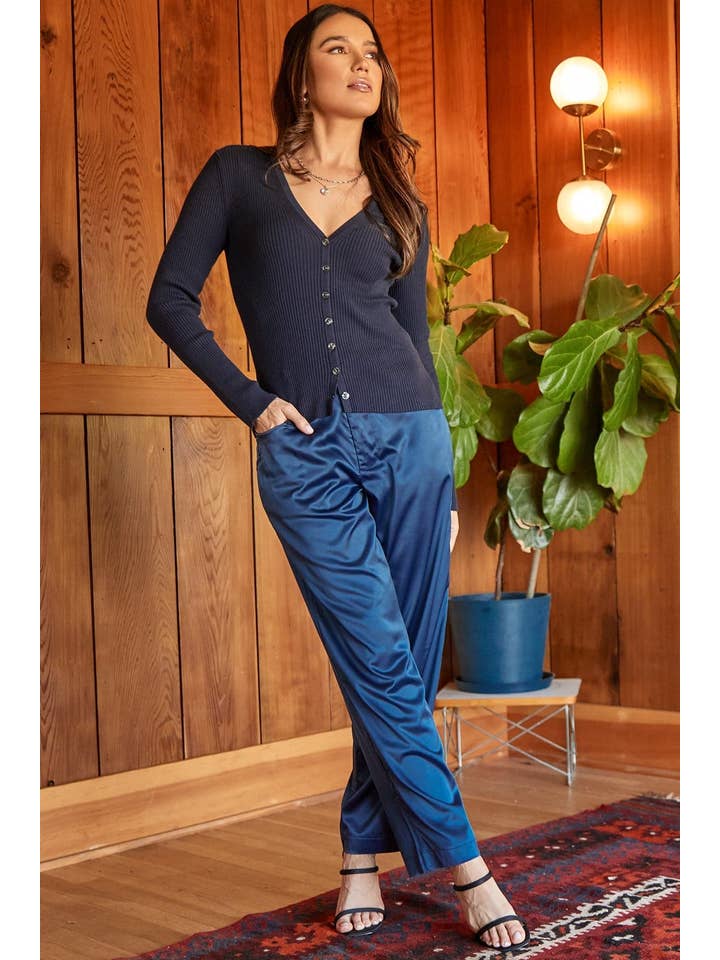 YMI - Wholesale Pants - Women's - Satin Comfort Stretch Office Pants-WP1372306
