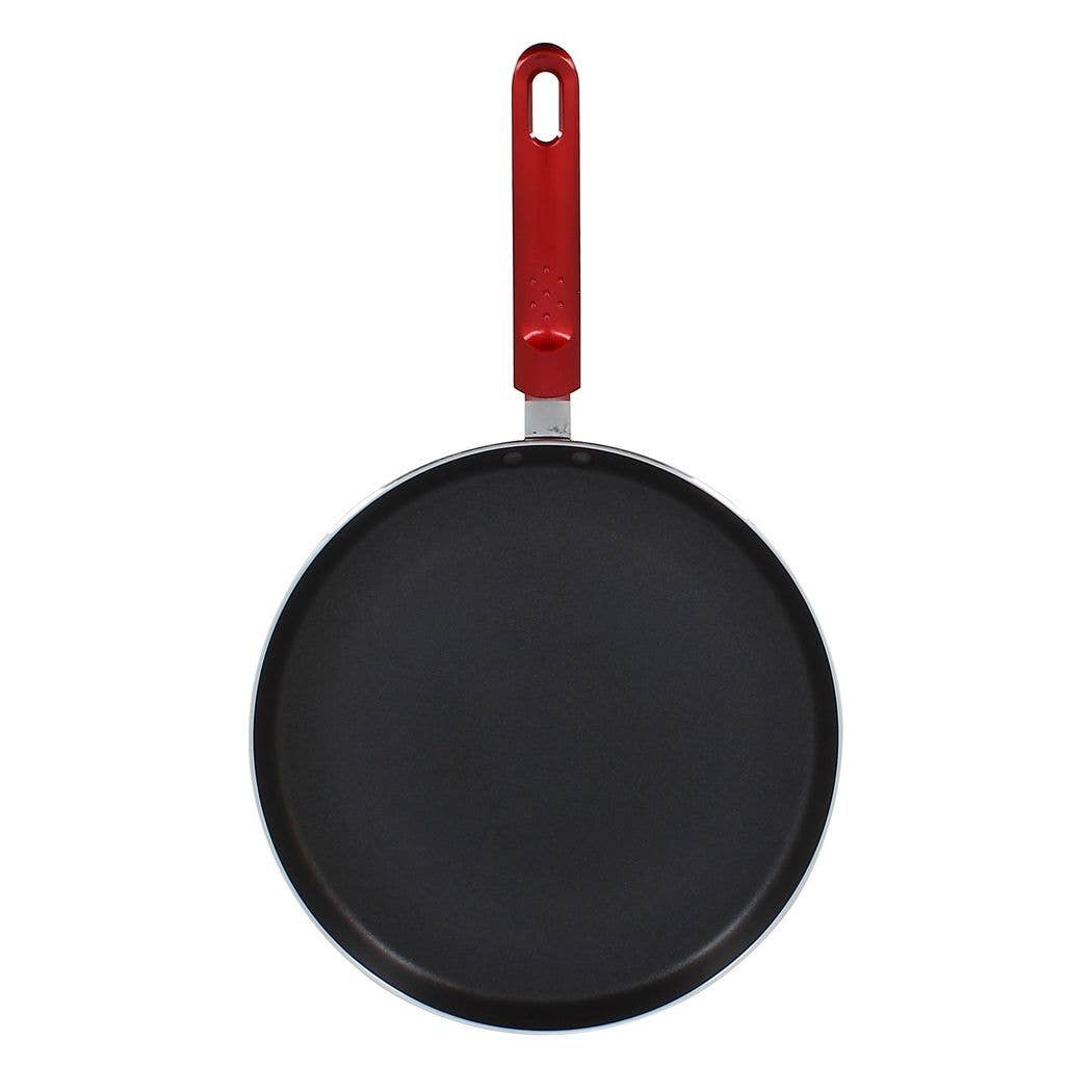 Menastyl - Wholesale Pan - CERISE 25cm aluminum crepe pan - induction compatible2