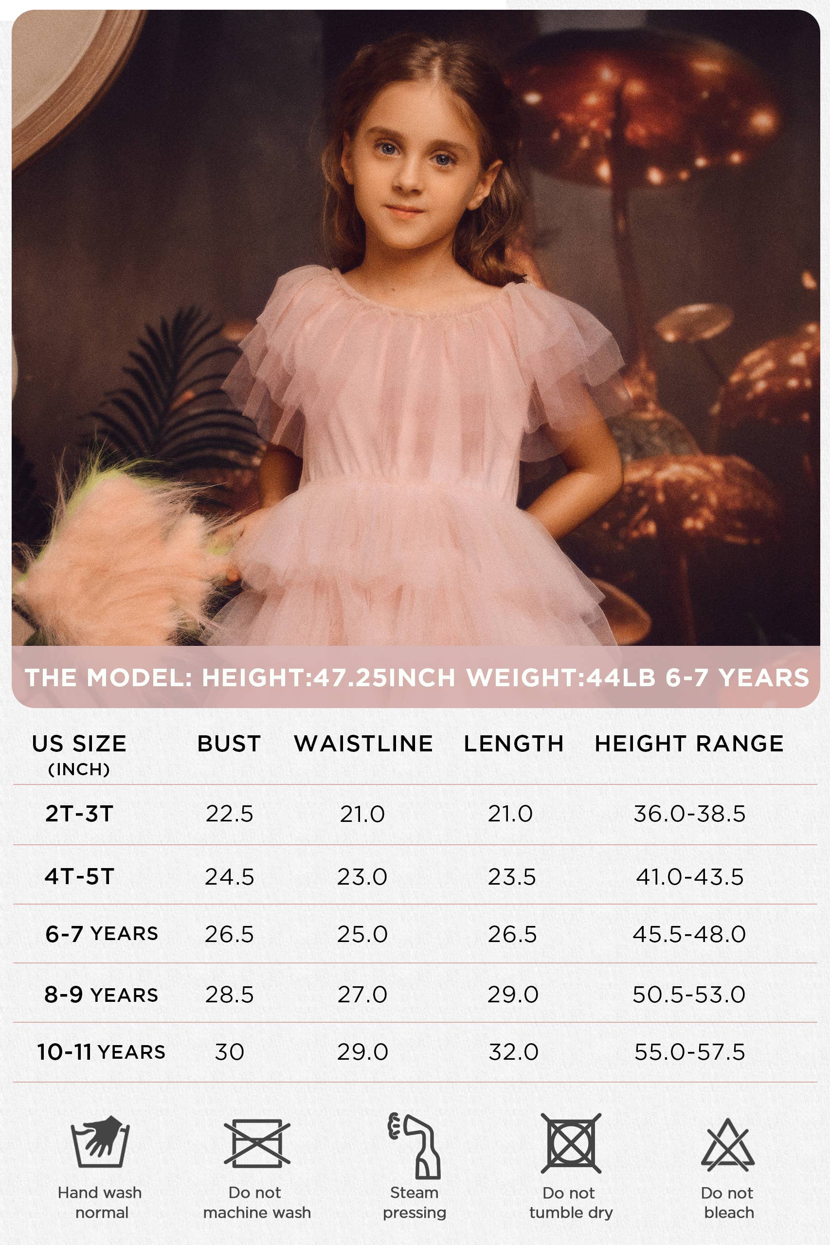 Tutuland - Wholesale Dress - Kids - Gradient Tiered Tulle Fairy Princess Dress5