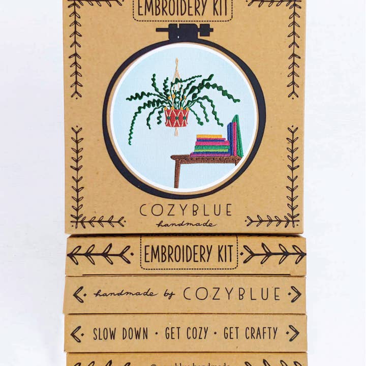 kit de broderie ricrac pour la vente par cozyblue handmade