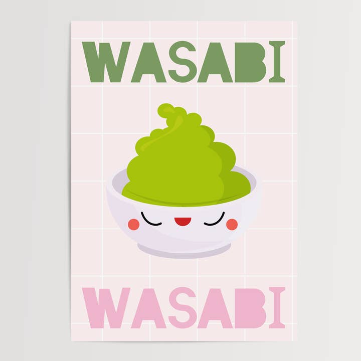 Wasabi Kawaii Print for wholesale by LXR CREATE