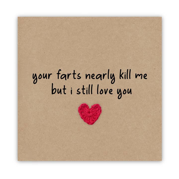 Funny Anniversary Card, Valentine's Day Boyfriend for wholesale by Fifi's Handcrafted