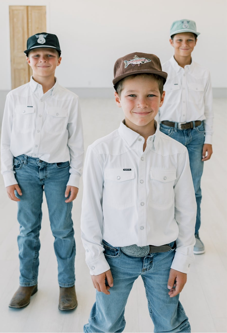 Lischka Brothers – wholesale Baseball cap – Kids – Rainbow Trout Hat3