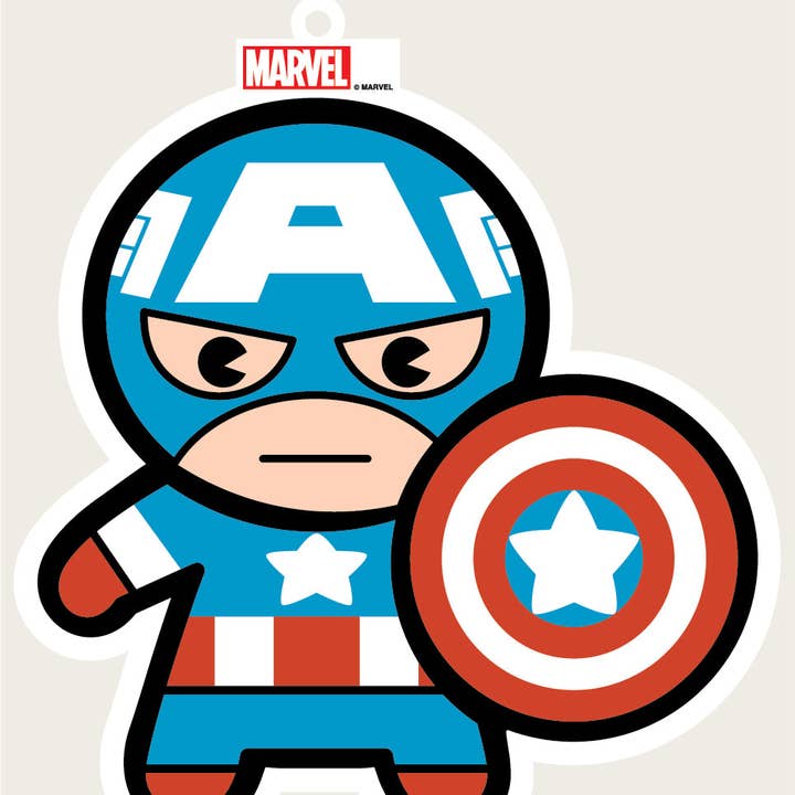 Marvel Bil Luftfriskere Captain America for engroshandel hos Short Story