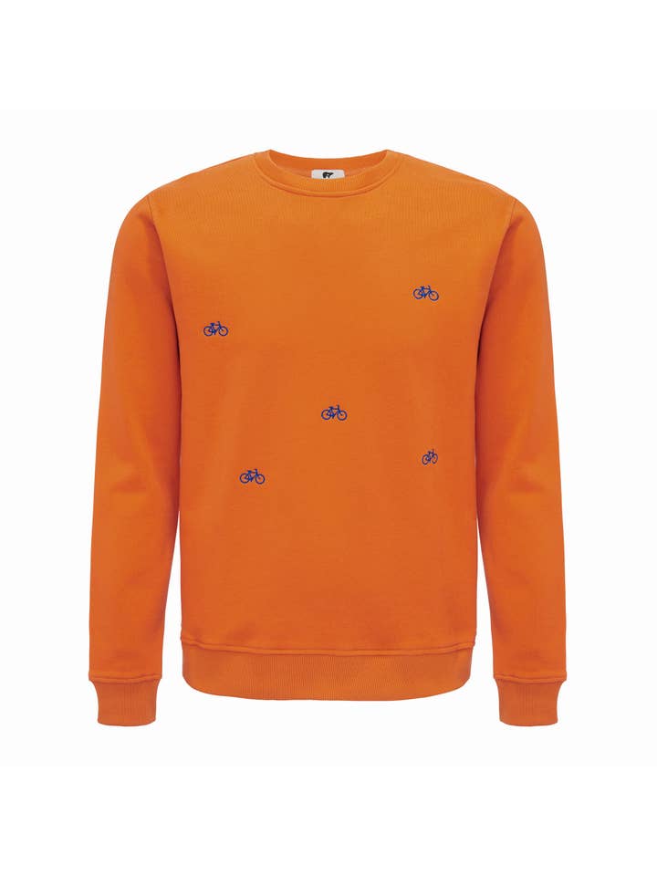 Slopes&Town - Wholesale Sweatshirt - Men's - Sweatshirt Russet Orange Amsterdam1