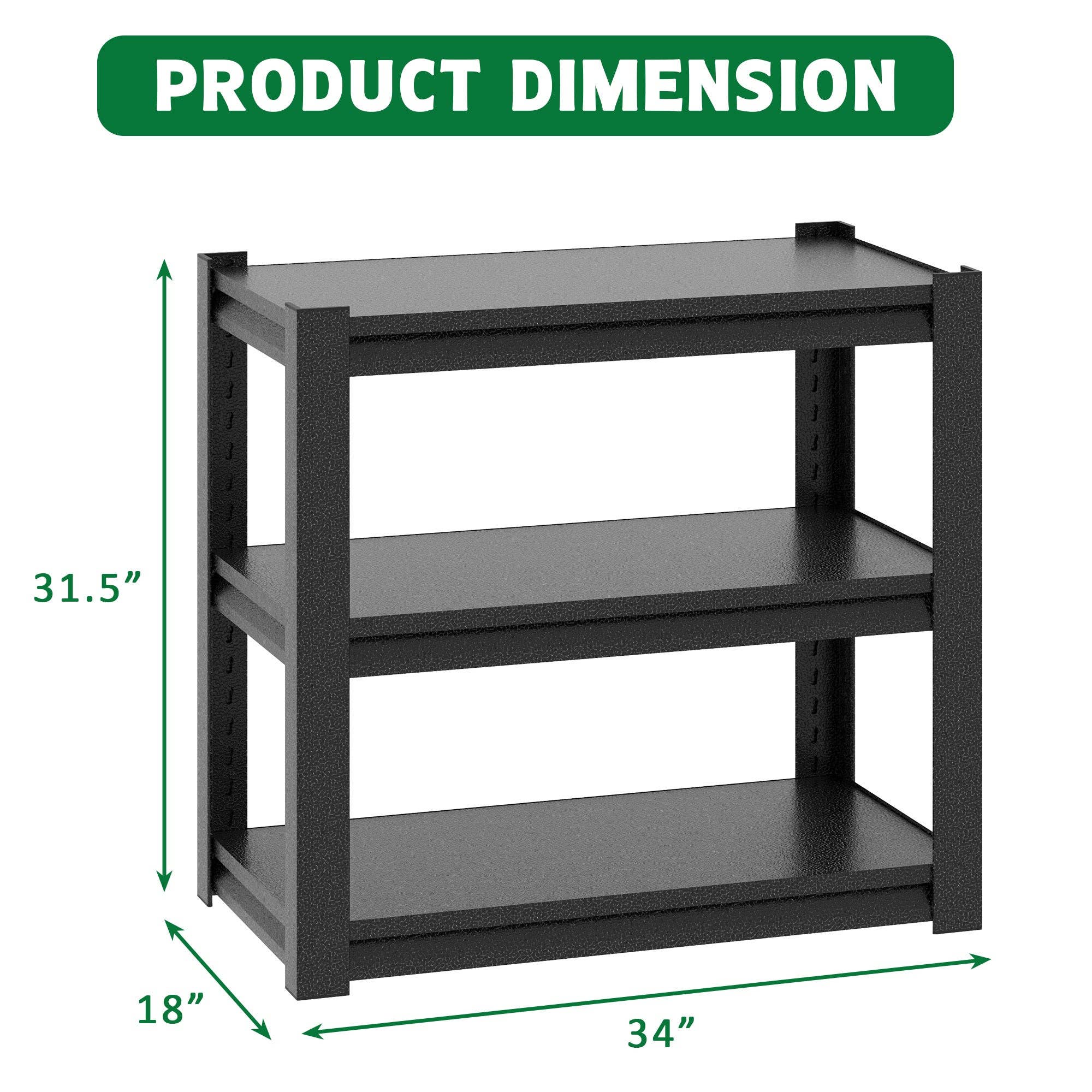 39F Inc. - Wholesale Free Standing Shelf - Metal Aquarium Stand for 20-30 Gallon Fish Tanks2