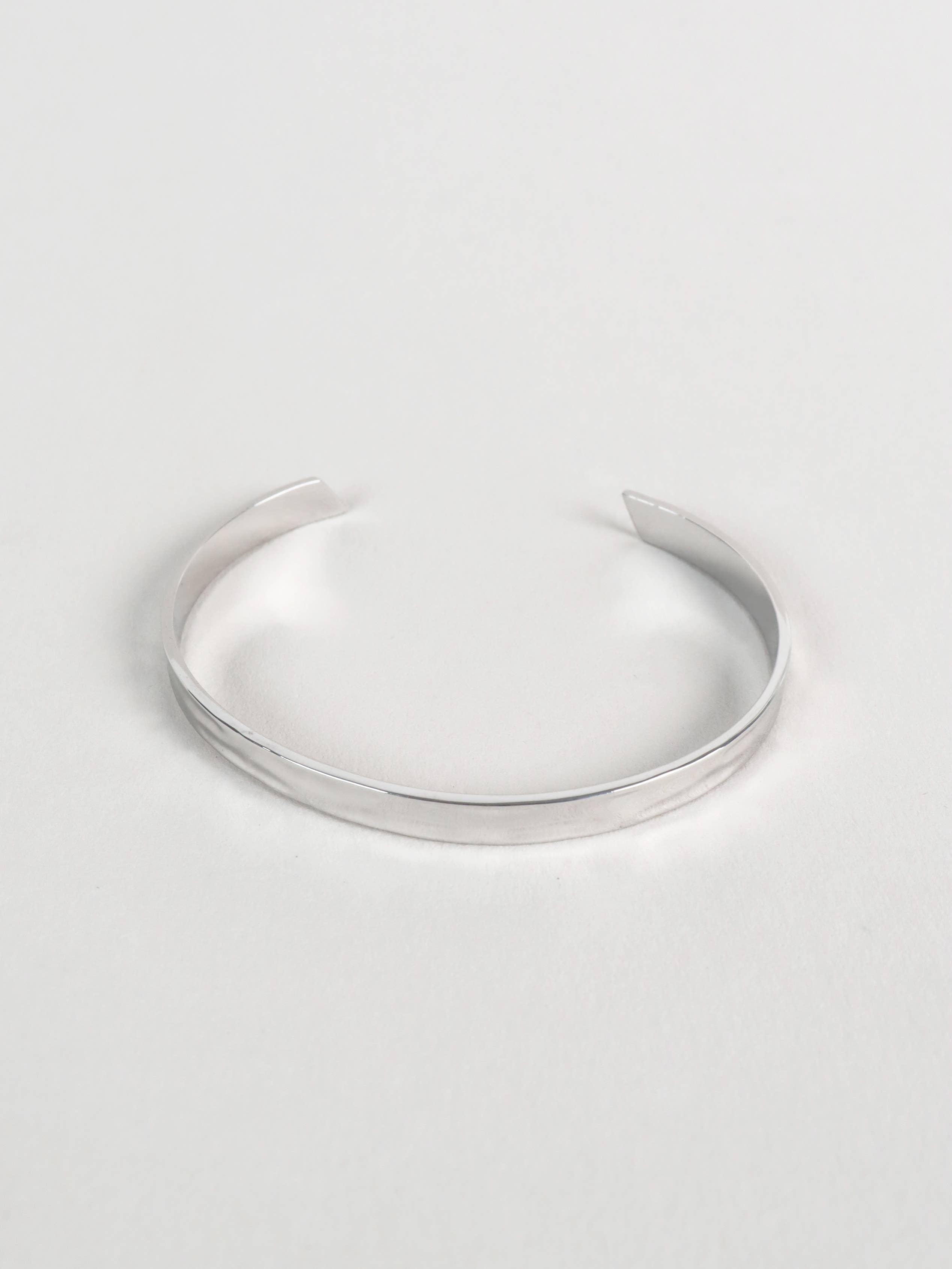 Angels Whisper Accessories – wholesale Cuff bracelet – Toro Skinny Open Cuff Sterling Silver Plated Bangle3