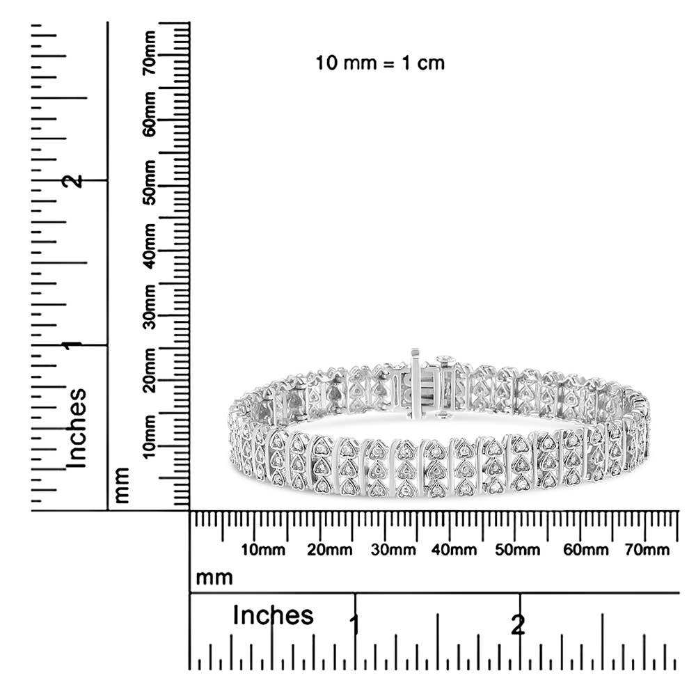 Infinite Jewels – wholesale Link & chain bracelet – Sterling Silver 1ct Diamond 7.25" Link Bracelet (H-I, I1-I2)2