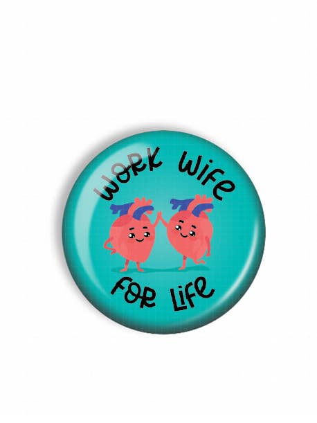 Topper de Porte-Badge - Femme de Travail - Design de Clip pour la vente par Snarkynurses