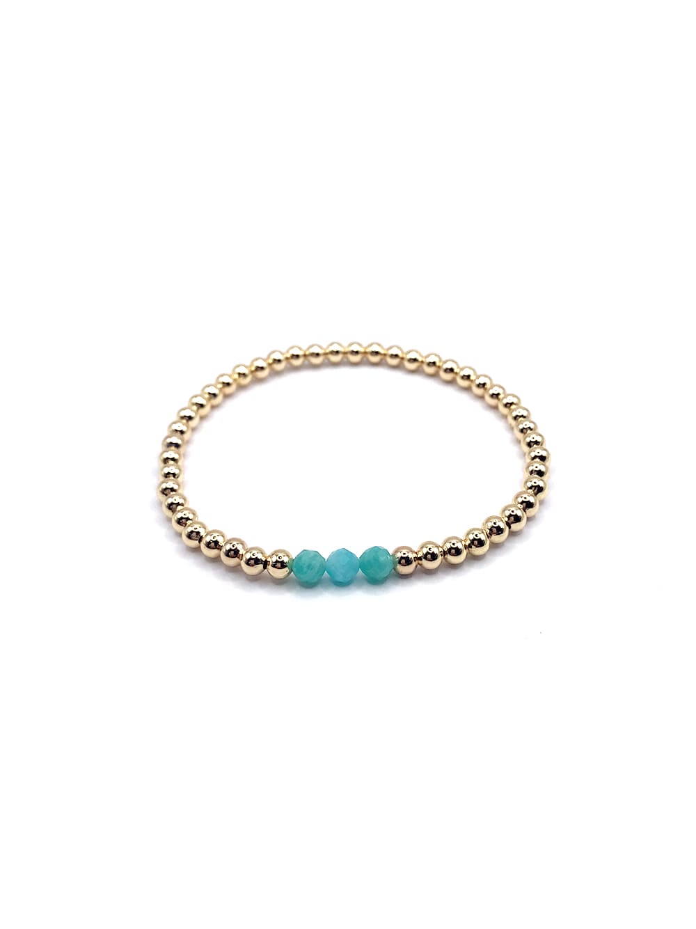 Kaylie Dawn Jewelry - Wholesale Beaded Bracelet - Set of 6: Gemma Gold Filled Stackable Bracelets Made in USA8