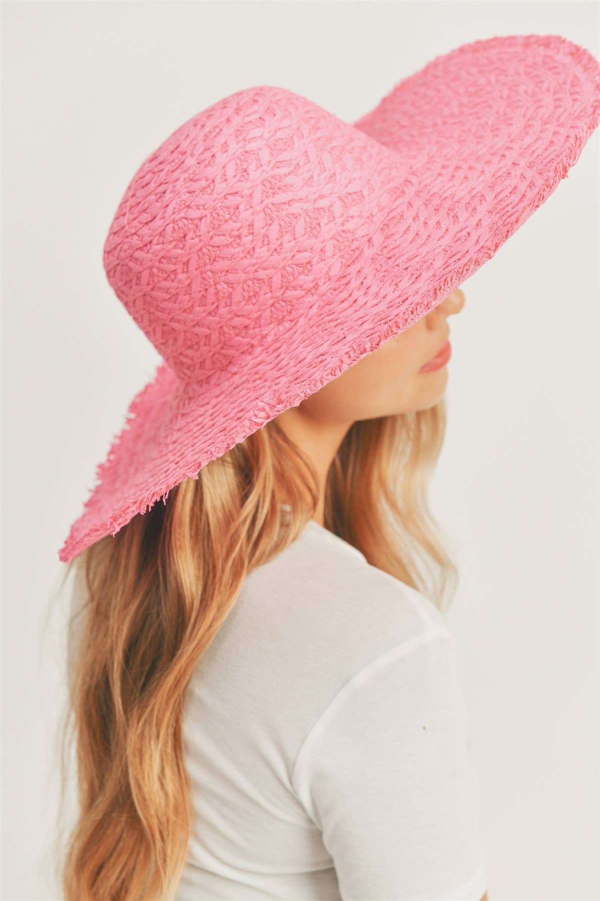 MYS Wholesale Inc - Wholesale Straw Hat - Women's - Solid Summer Floppy Sun Hat51