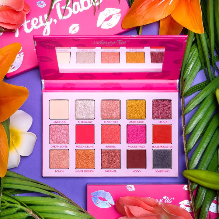 Amorus USA - Wholesale Eyeshadow Palette - Hey, Babe - Pressed Pigment Palette