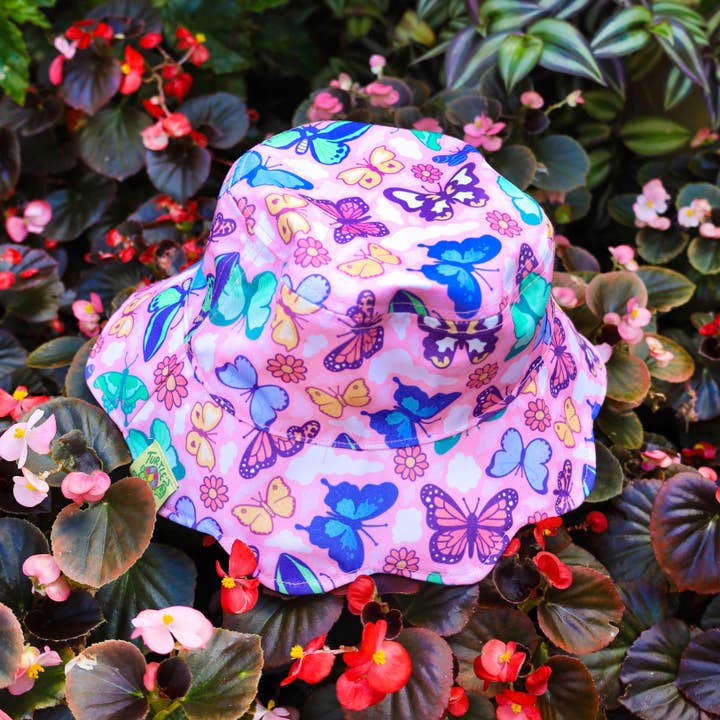 Turtle's Soup - Wholesale Bucket Hat - Women's - Butterfly x Moth Reversible Bucket Hat2
