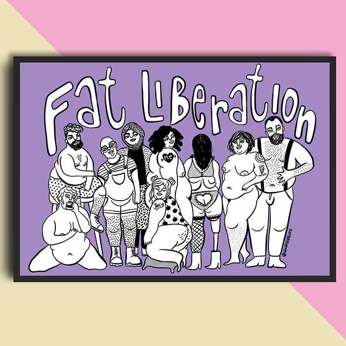 Chiaralascura - Wholesale Art Print - Fat liberation - Body positive Art print