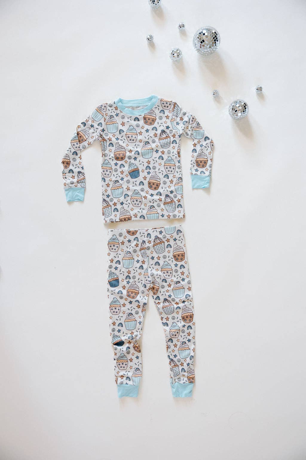 kinderlein - Wholesale Sleepwear Set - Kids - It's My Party! Blue Birthday Long Sleeve Pajama Set1