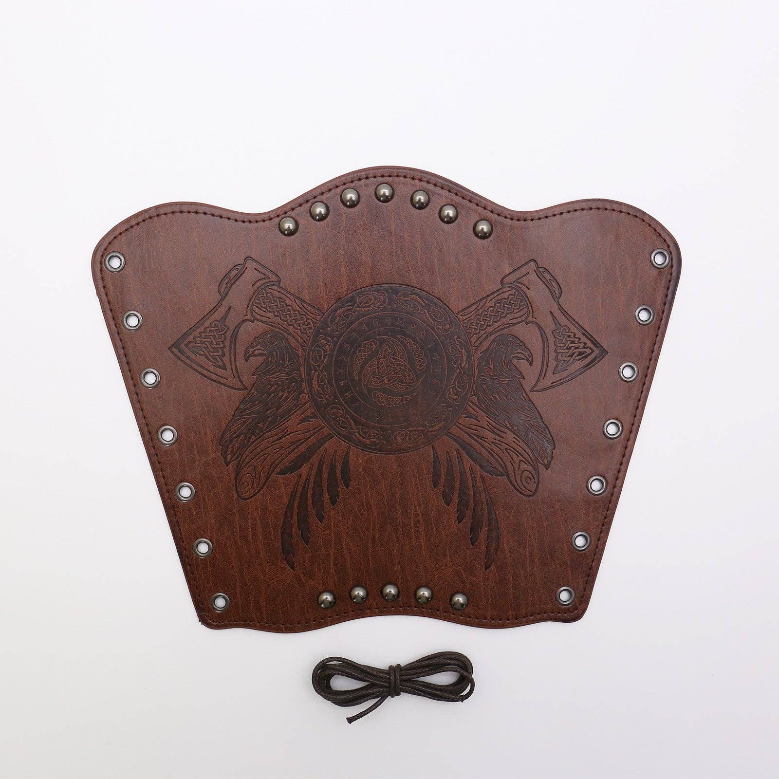 SALINA TRADING INC - Wholesale Costume – Women's - Medieval Leather Wrist Cuffs Retro Punk Arm Guards Festival Costume Accessories54