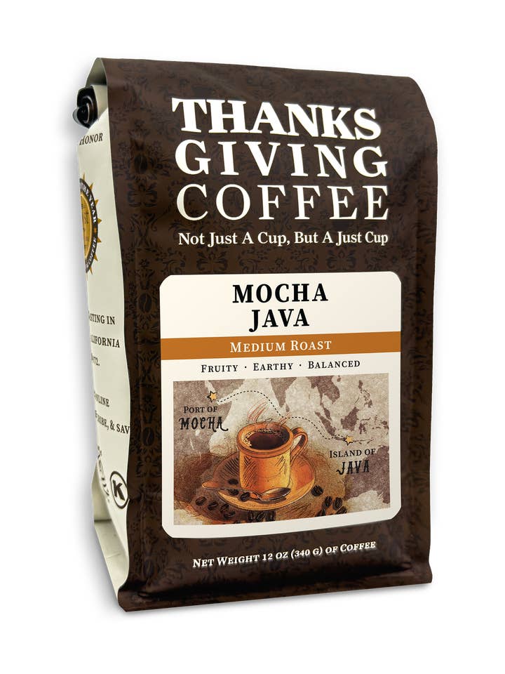 Mocha Java for wholesale by Thanksgiving Coffee Co.