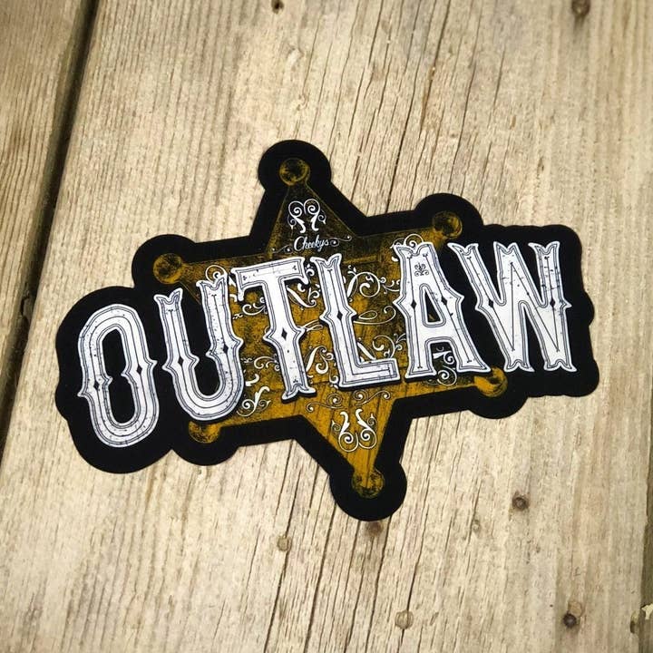 Cheekys Brand - Wholesale Sticker - Country Outlaw Decal0