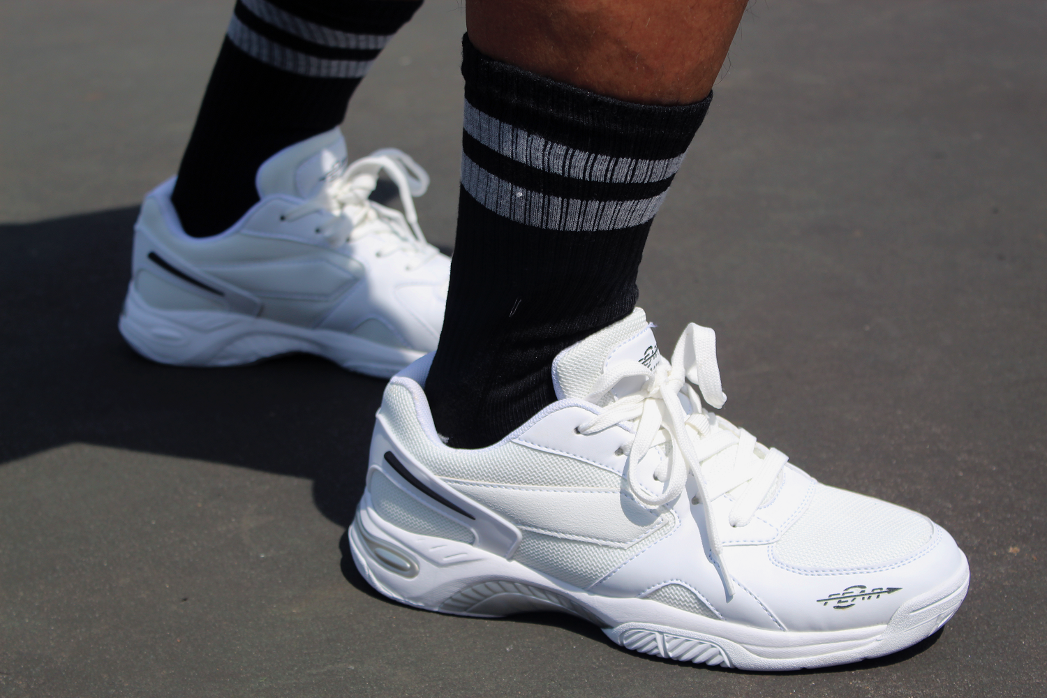 Fear0 - Vente Baskets tendance – homme - Fear0 NJ Chaussures orthopédiques pour homme High Arch Firm Orthopedic Comfort All White6