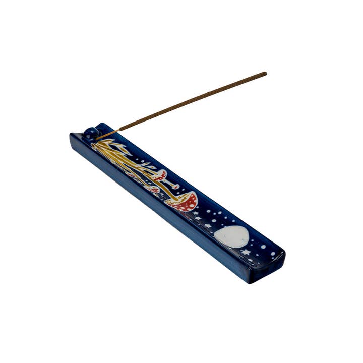 Pacific Trading - Wholesale Incense Holder - Toadstools Mushroom Ceramic Incense Burner