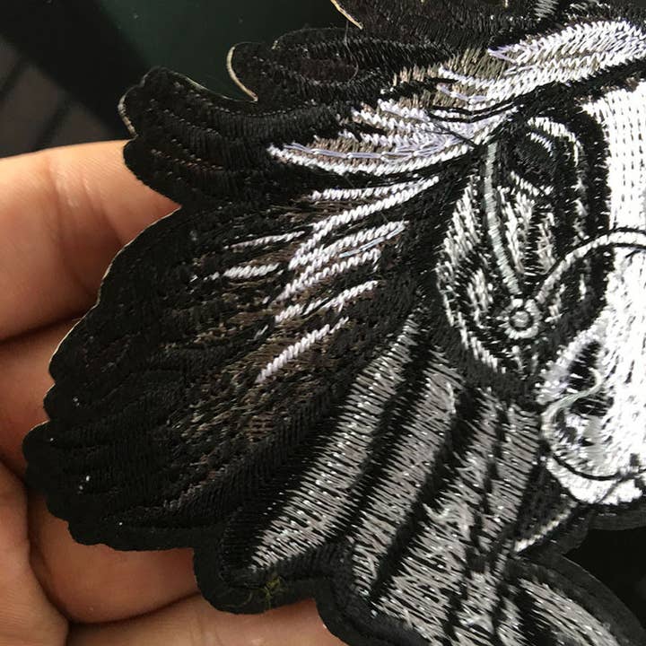 UNISHE - Venta al por mayor Parches - Parches para planchar hechos a mano con diseño de caballos de sangre de sudor, inspirados en el grupo étnico