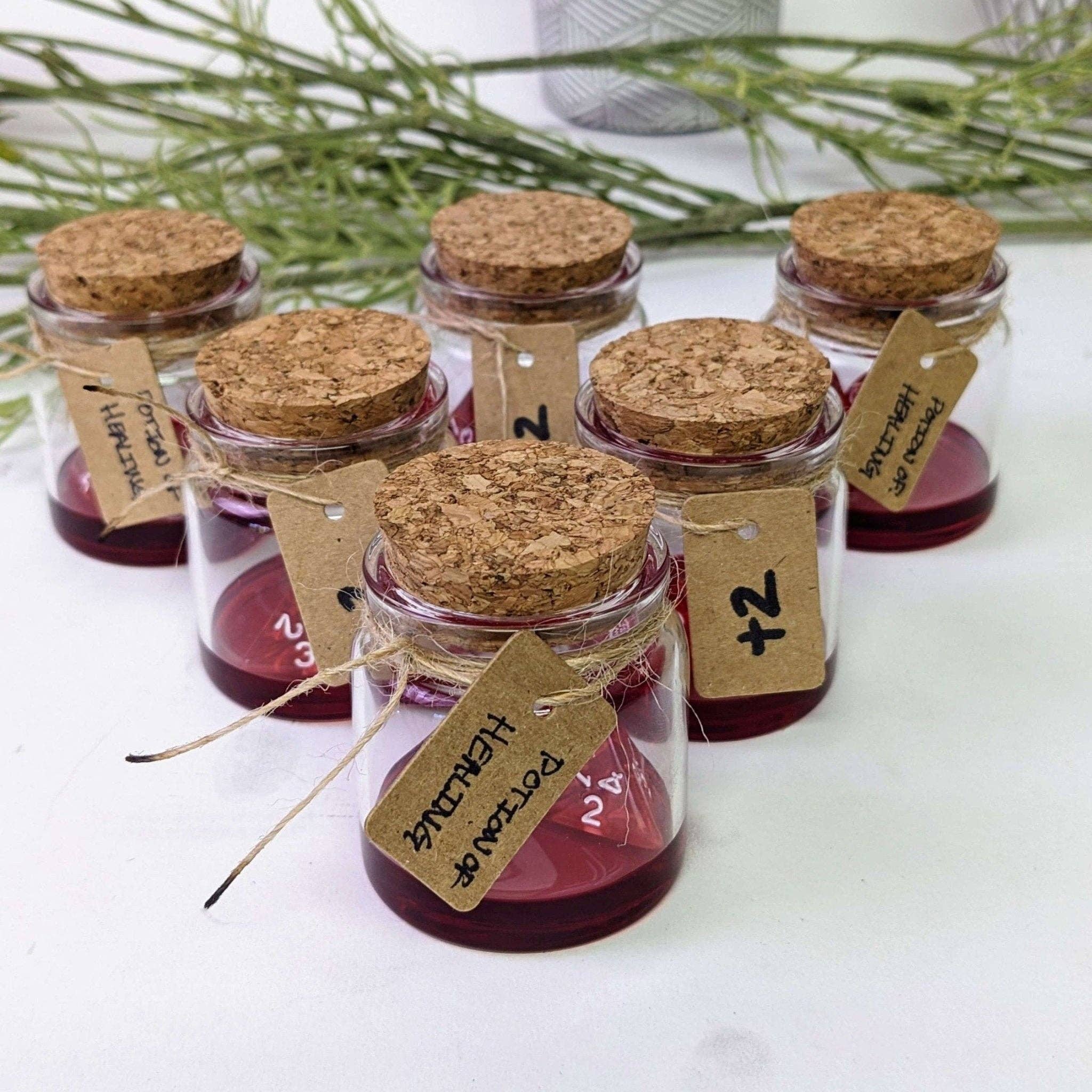 EBONWOOD - Wholesale Dice - D&D healing potions - DnD Gift - DnD Prop - Healing Potion - TTRPG Gift - Dungeons and Dragons Healing Potions - Variety Pack1