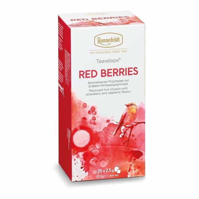 Ronnefeldt Teavelope® Baies Rouges® Fruit – 6 × 25 Boîte pour la vente par Ronnefeldt USA
