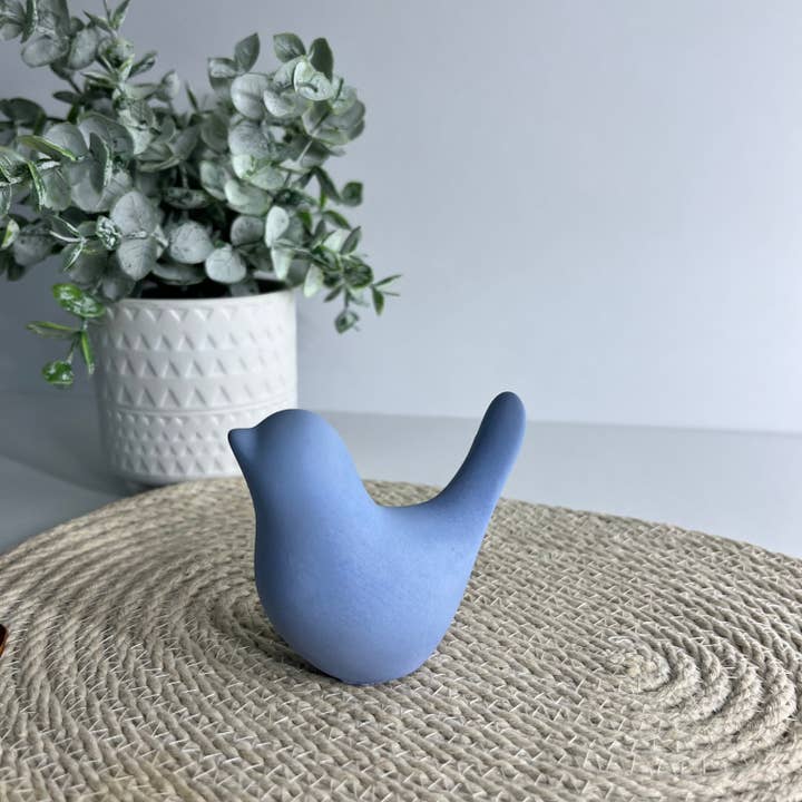 Joyful Lotus - Vente Figurine décorative - Oiseaux en béton faits main3