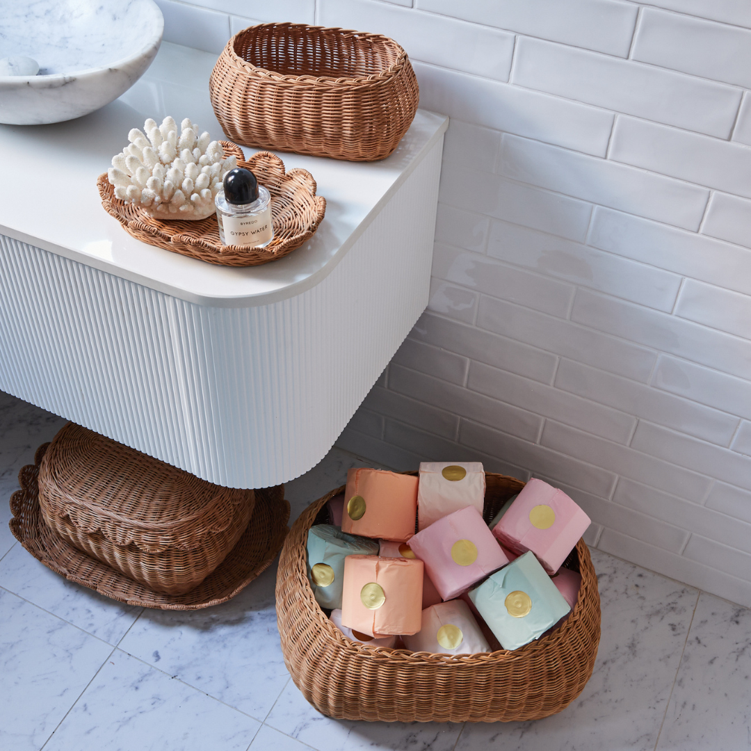 BEBE BASK® – wholesale Storage bin – Child & baby – FAUNA TRIO RATTAN BASKET SET MOCCA5