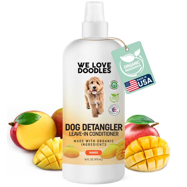 Dog Detangler Spray (Mango Scent) for wholesale by We Love Doodles