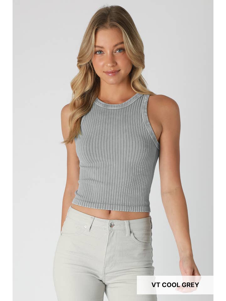 NIKIBIKI - Vente Débardeur – femme - NS8358 - Débardeur vintage à larges côtes19