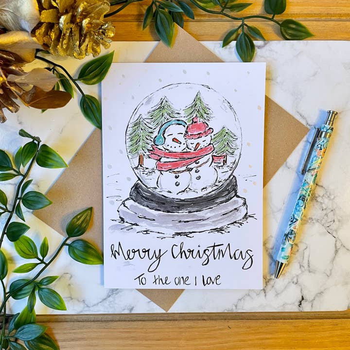 Joyeux Noël à celui que j'aime - Carte de Noël pour la vente par Crafty Tinks