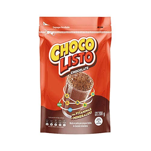 Choco Listo Boisson en Poudre Instantanée Poids Net 200 g pour la vente par JETa Imports