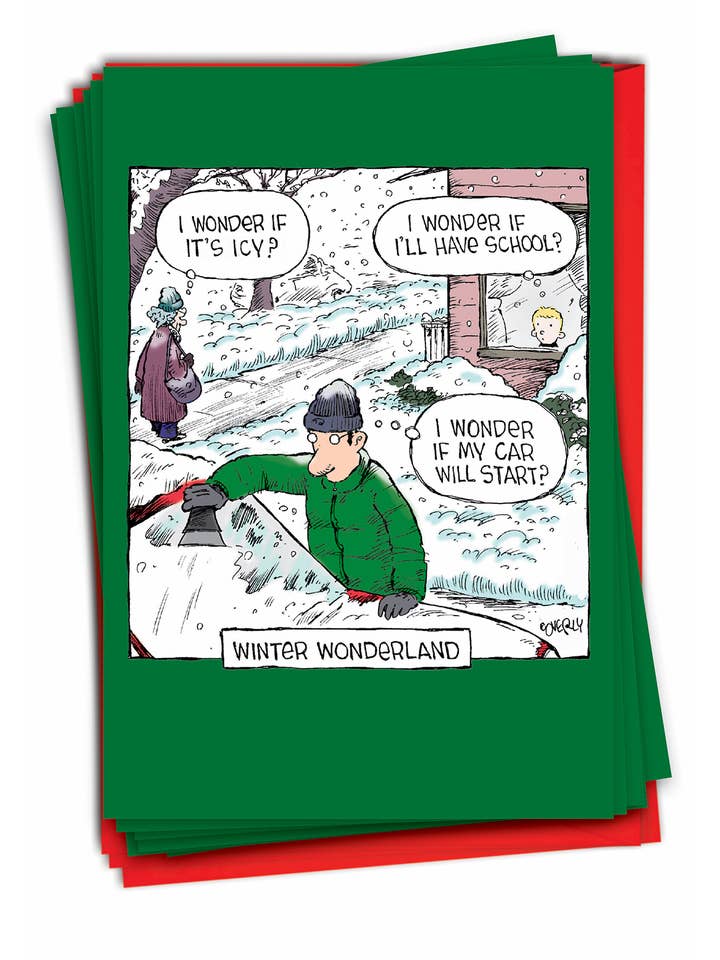 Caja de 12 tarjetas de Navidad - Winter Wonderland para venta al por mayor de NobleWorks