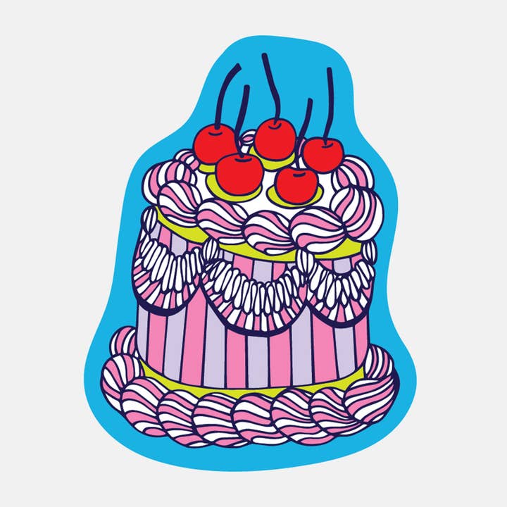 Cake Sticker for wholesale by The Good Twin