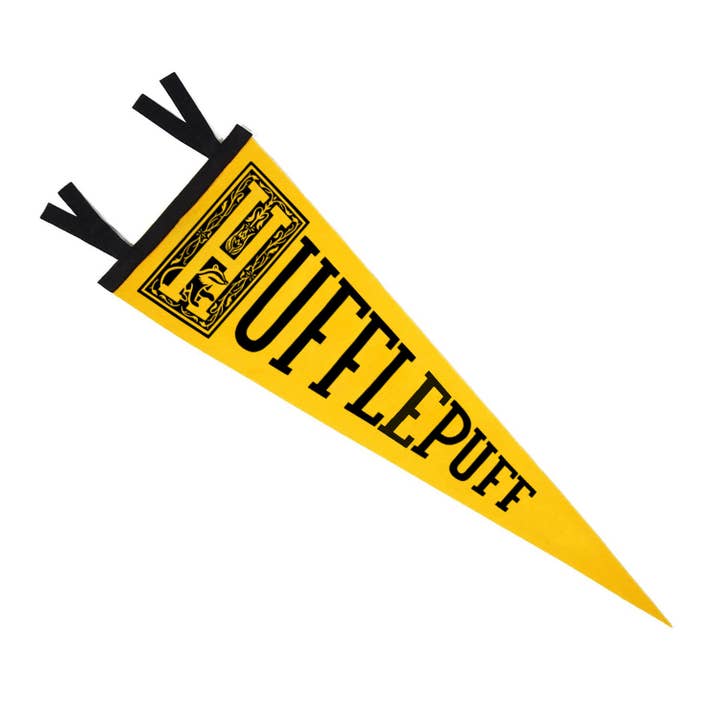 Frog & Toad Press - Wholesale Tapestry/Textile - Hufflepuff Pennant