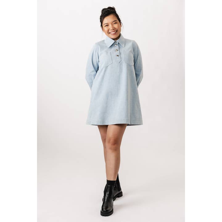 Named Clothing Finland Oy - Wholesale Craft Sewing Kit - Loviisa Denim Dress sewing pattern