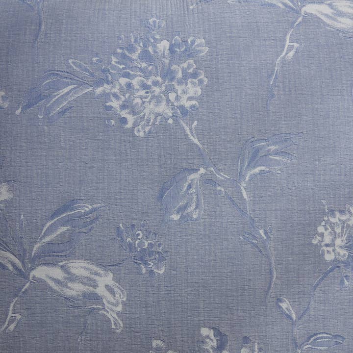 Gigi Cotton Jacquard Comforter Set - Blue for wholesale on Faire
