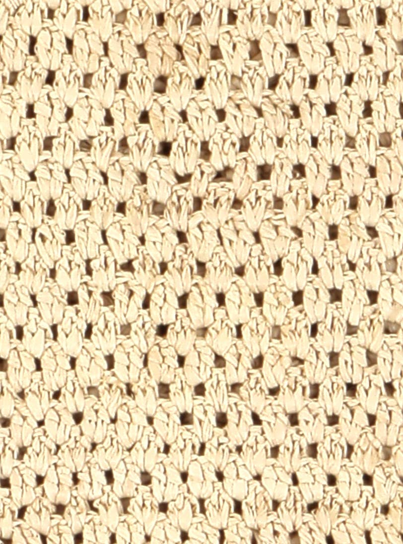 Sanabay – wholesale Bärkasse - Dam – Nessa tvåfärgad raffia tygväska6