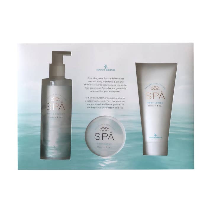 Wellness Gavesæt: SPA Ocean Breeze » Bodylotion, Peelingsalt & Brusegel for engroshandel hos VewoTex