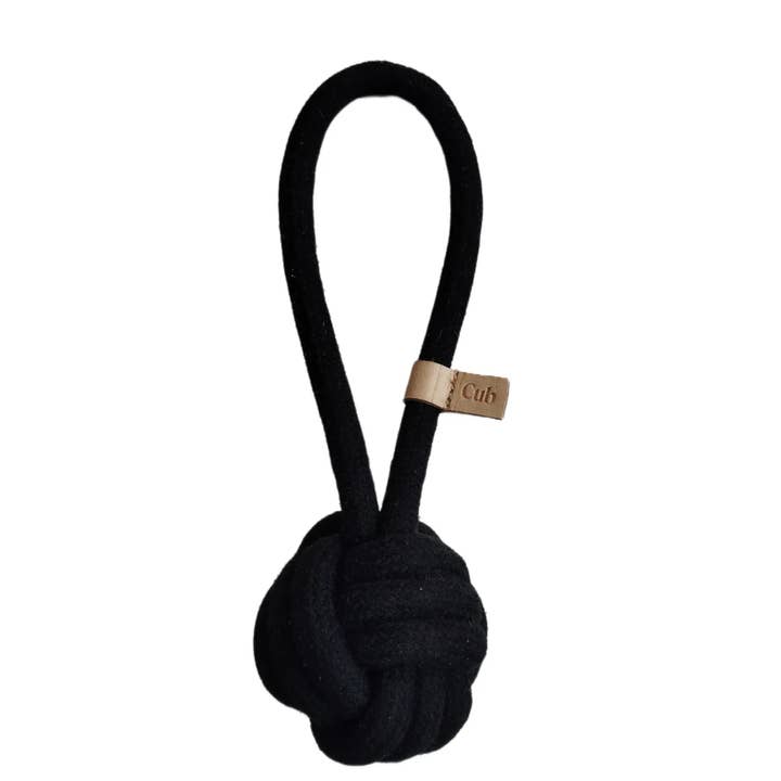 Cub - Wholesale Pet Rope Toy - Dog - Mika - Cotton Rope Ball Toy (Black)1