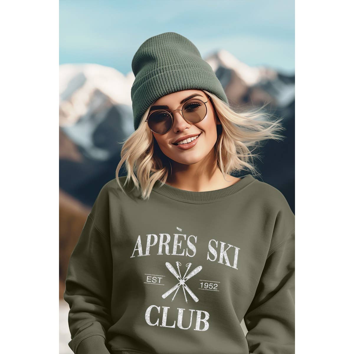 Illustrated Society - Wholesale Graphic Sweatshirt - Women's - APRES SKI CLUB VINTAGE  GRAPHIC  SWEATSHIRTS3