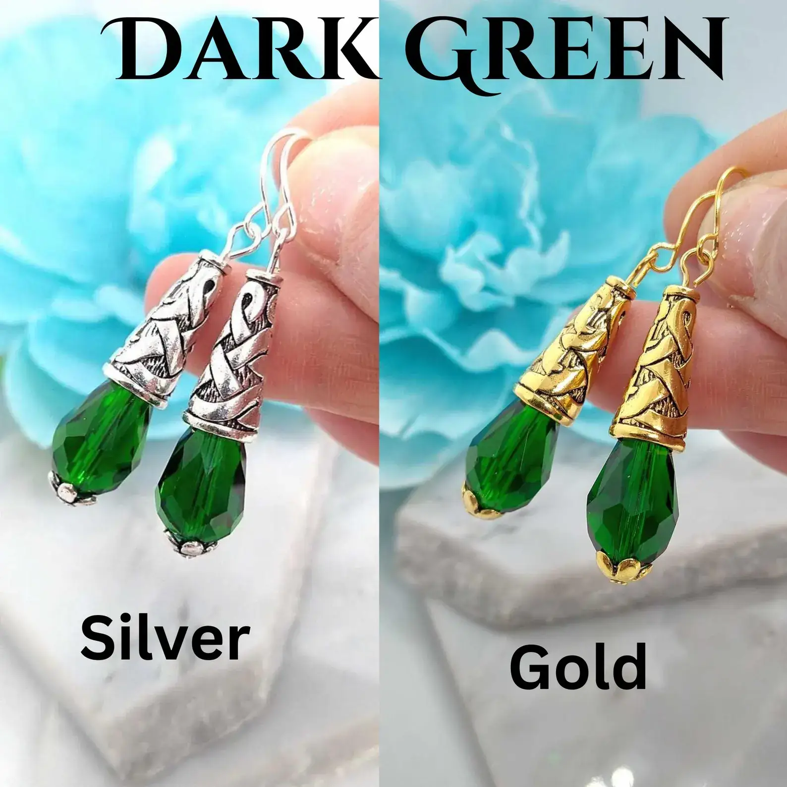 Bad Apple Designs - Wholesale Dangle Earrings - Crystal Teardrop Dangle Earrings For Women4