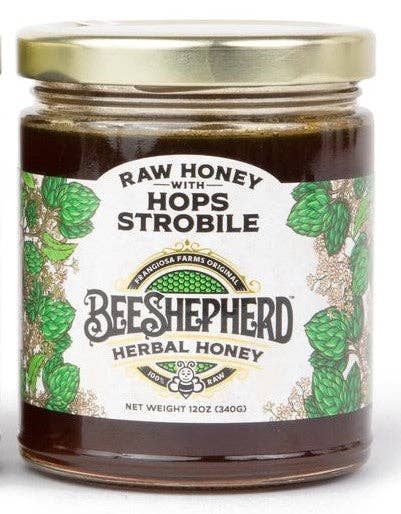 Frangiosa Farms - Wholesale Honey - Bee Shepherd Hops Honey 12oz case of 60
